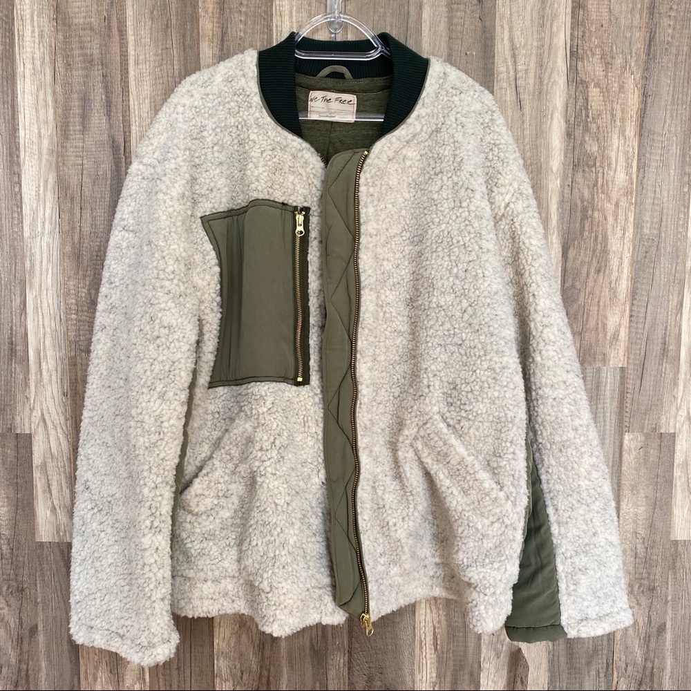 Free People Rivington Sherpa Jacket L - Picture 9 of 13